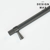 Textured metallic gray cabinet bar pulls – Modex hardware
