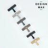 Assorted Modex Knurled T Knobs – matte black, brass, bronze, gray, silver