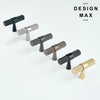 Modex Knurled T Knob Collection – Design Max cabinet hardware finishes