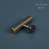 luxury solid brass T knob