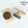 Black Bedroom Door Knob – Rectangular Plate for a Cohesive Modern Aesthetic