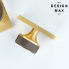 High-Quality Black Door Knob Set – Reinforced Rectangular Plate for Longevity