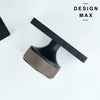 Black Bedroom Door Knob – Rectangular Plate for a Cohesive Modern Aesthetic