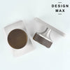 Contemporary Door Knob with Plate – Easy-Install Design
