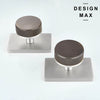 Door Knob with Rectangular Backplate – Elegant Interior Hardware