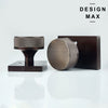 Brass Finish Door Knob & Plate – Nimbus Collection