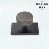 Rectangular Plate Door Knob Set – Smooth-Turning Mechanism
