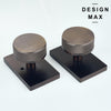 Contemporary Door Knob with Plate – Easy-Install Design