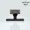 Minimalist Door Knob Set – Rectangular Plate for Modern Homes