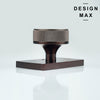 Nimbus Oil-Rubbed Bronze Door Knob – Timeless Rectangular Plate