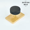 Durable Matte Black Door Knob – Perfect for Modern Homes & Office Spaces