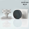 Modern Interior Door Handle – Knob with Rectangular Escutcheon