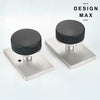 Interior Door Hardware – Knob with Decorative Rectangular Plate