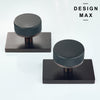 Interior Door Hardware – Knob with Decorative Rectangular Plate
