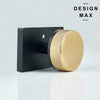 Bathroom Door Lever Handle – Nimbus Black Matte Finish for Moisture Resistance