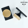 Closet Door Knob Set – Black Rectangular Plate for Seamless Home Décor