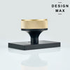 Black Bedroom Door Knob – Rectangular Plate for a Cohesive Modern Aesthetic