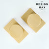 Vintage-Style Knurled Door Knob – Solid Brass & Rectangular Escutcheon