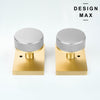 Black Door Hardware Set – Rectangular Plate for a Cohesive Interior Style