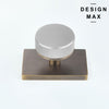 Door Knob with Flat Plate – Secure & Smooth Operation