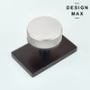 Door Knob with Rectangular Backplate – Elegant Interior Hardware