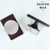 Modern Interior Door Handle – Knob with Rectangular Escutcheon