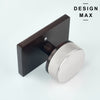Brass Finish Door Knob & Plate – Nimbus Collection