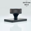Nimbus Interior Door Knob with Rectangular Plate – Modern & Sleek Design