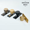 Sleek brass cabinet hardware with a minimalist design