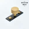 Elegant brass cabinet knob