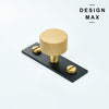 Modern brass cabinet knobs