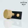 Modern brass cabinet knobs