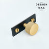 High-quality brass cabinet hardware