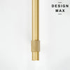 Premium Novus matte brass pull for drawers