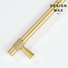 Novus collection matte brass cabinet bar pull