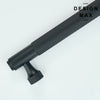 Pluto Matte Black Knurled Cabinet Pull1