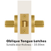 Brass cabinet knobs and pulls, perfect for adding a touch of luxury to your kitchen.