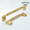 High-quality solid brass cabinet pull with a timeless look
