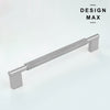 Solid brass cabinet pull with a classic yet modern aesthetic
