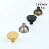 Functional brass cabinet knobs with a comfortable grip, perfect for everyday use
