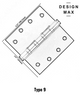 architectural satin silver door hardware hinges

