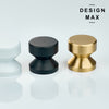 Elegant brass cabinet knob with a polished finish, perfect for a touch of luxury
