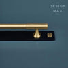 Sleek brass cabinet hardware with a minimalist design, enhancing the overall aesthetic of your furniture
