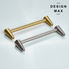  Modern brass cabinet knobs, adding a sleek and contemporary look to your home
