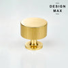 Durable brass hardware with a refined design ideal for high-traffic areas
