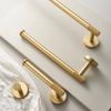 High-Quality Solid Brass Bathroom Accessories - Matte Brushed Brass