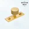 Elegant brass cabinet knob