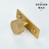 Functional brass cabinet knobs