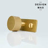 Modern brass cabinet knobs