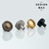 Sleek brass cabinet knobs, adding a touch of sophistication to your home